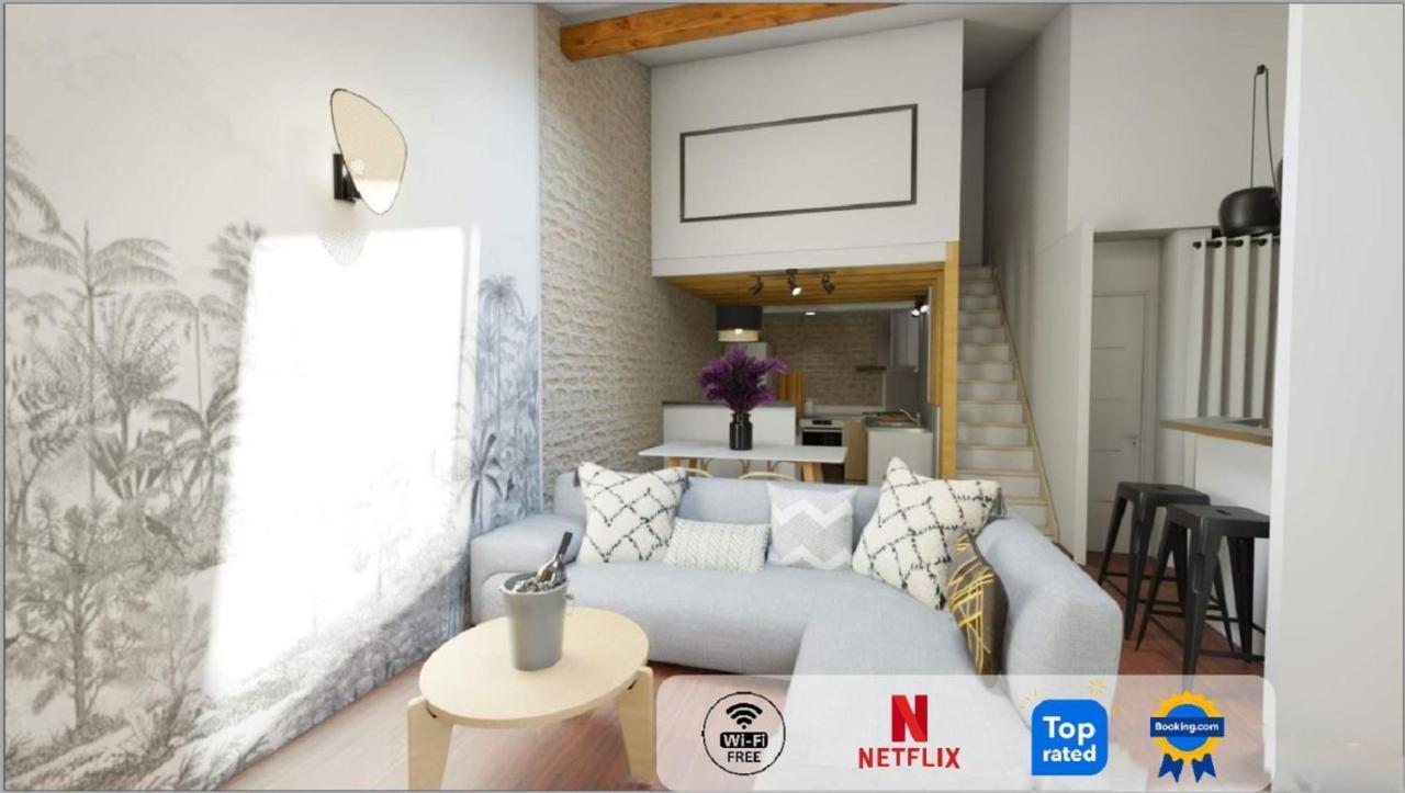 Colorzen - Confortable Lumineux Netflix - Appart Pezenas Centre Ngoại thất bức ảnh